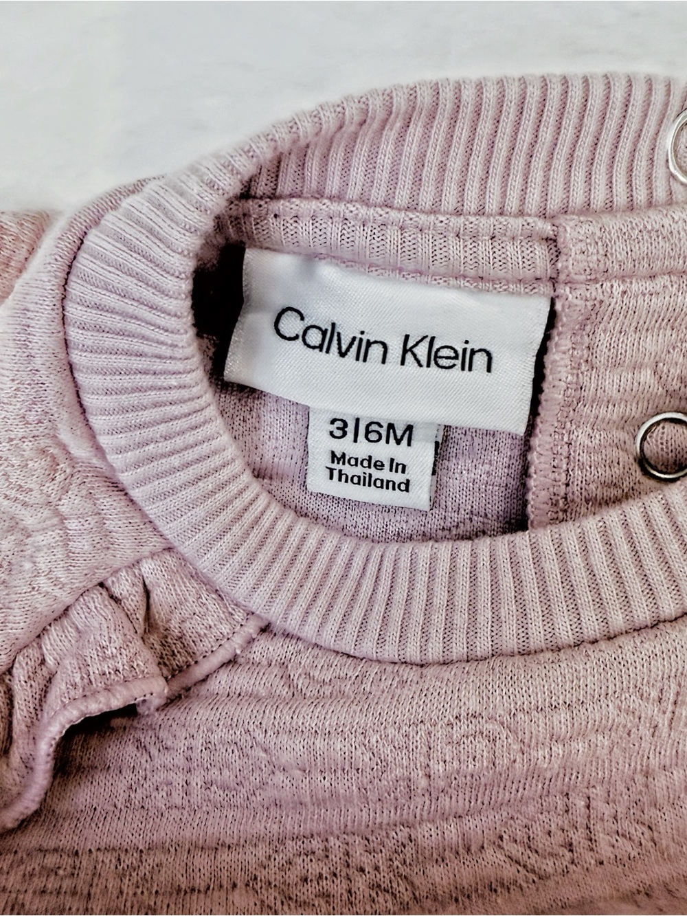 Calvin Klein Baby Girls Long Sleeve Set - Picture 5 of 5